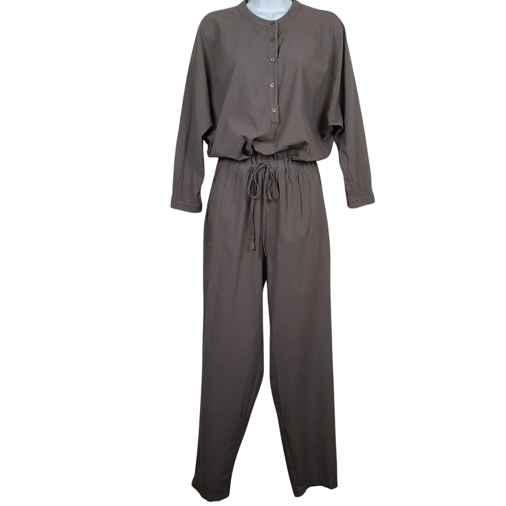 Stateside Jumpsuit Longsleeve Button Front Dolman Sleeve Size Small